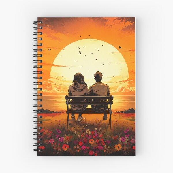 Item preview, Together at Sunset: A Love Beyond Time designed and sold by Fei Long Design Hub.