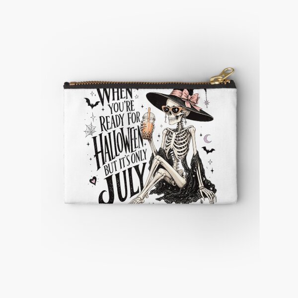 Item preview, Skeleton Witch Drinking Boba Tea Coquette Halloween Cute Spooky July Vibes designed and sold by DaphoLatara.