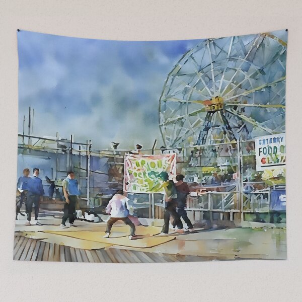 Item preview, Coney Island Rap Battles designed and sold by RCWatercolours.