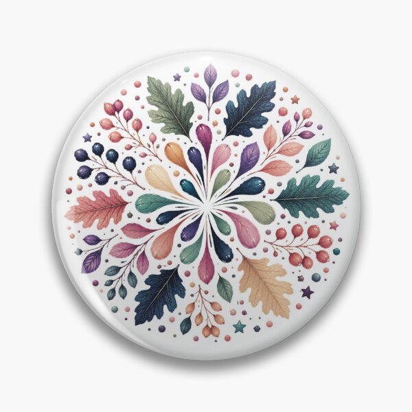Item preview, Pastel Botanical Mandala designed and sold by PetalGarden.