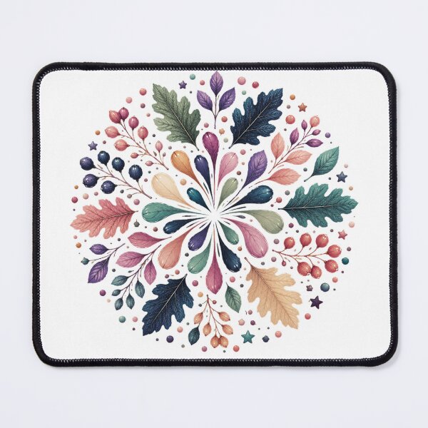 Item preview, Pastel Botanical Mandala designed and sold by PetalGarden.