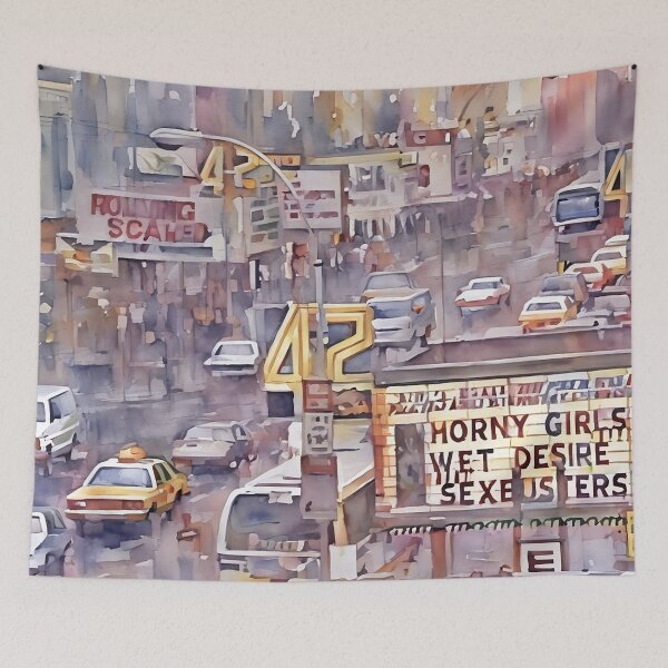 Item preview, The 42nd Street I Remember designed and sold by RCWatercolours.