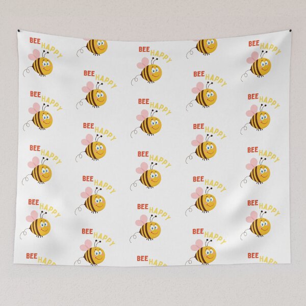 Item preview, Bee Happy Cartoon Design designed and sold by Soujji-Designs.