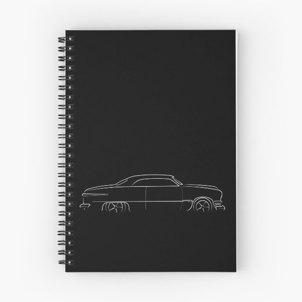 Item preview, 1950 Ford Deluxe - Chopped Shoebox - profile stencil, white designed and sold by mal-photography.