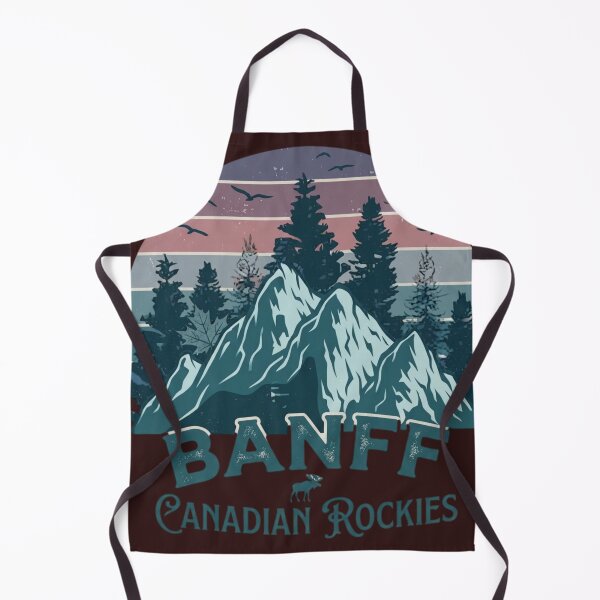 Item preview, Banff Canadian Rockies Vintage Retro Mountain designed and sold by 63Hotpeppers.
