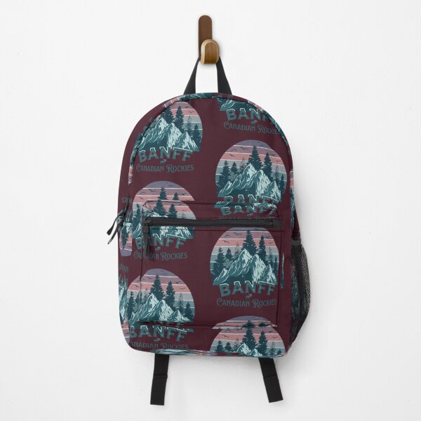 Item preview, Banff Canadian Rockies Vintage Retro Mountain designed and sold by 63Hotpeppers.