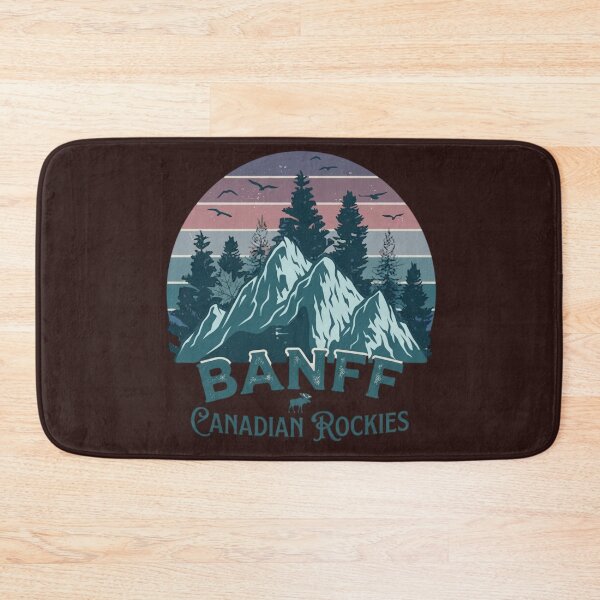 Item preview, Banff Canadian Rockies Vintage Retro Mountain designed and sold by 63Hotpeppers.