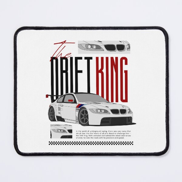Item preview, White Racing Car The King – Motorsport Streetwear Graphic designed and sold by PrimeRacer.