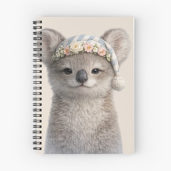 Item preview, Baby Koala Floral Sleep Portrait designed and sold by BagFactoryUK.