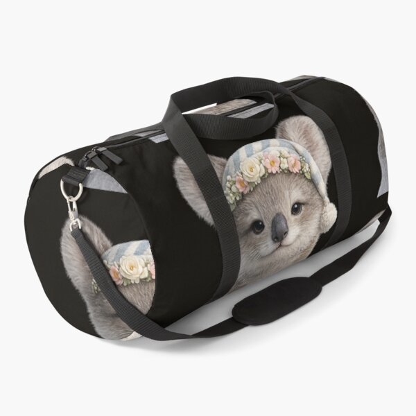 Item preview, Baby Koala Floral Sleep Portrait designed and sold by BagFactoryUK.