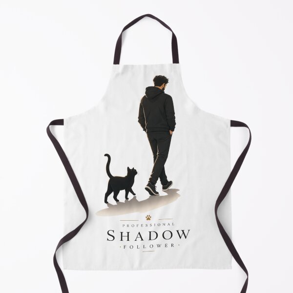 Item preview, Professional Shadow Follower Black Cat Dad Kawaii T-Shirt designed and sold by Ashley critters.