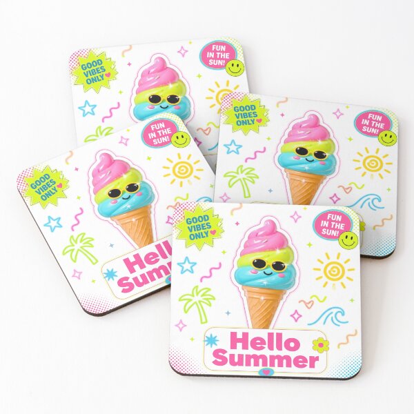 Item preview, Cute Summer Vibes designed and sold by SquareSign.