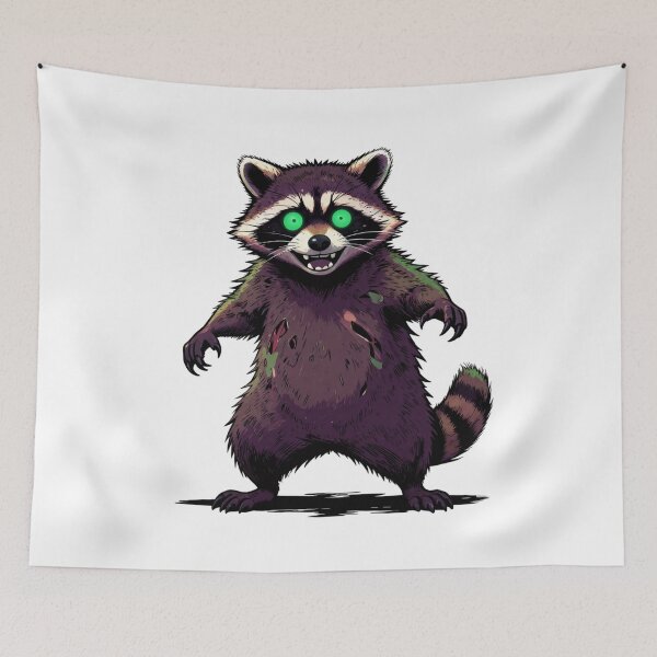 Item preview, Zombie Raccoon designed and sold by Solsunx.