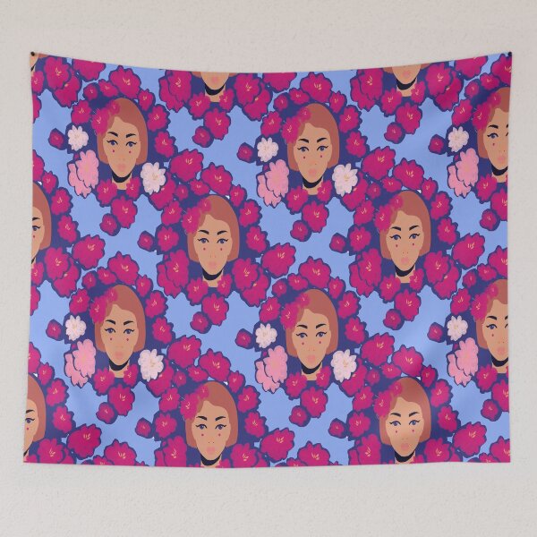 Item preview, Pretty flower lady designed and sold by Hephzibahlove.