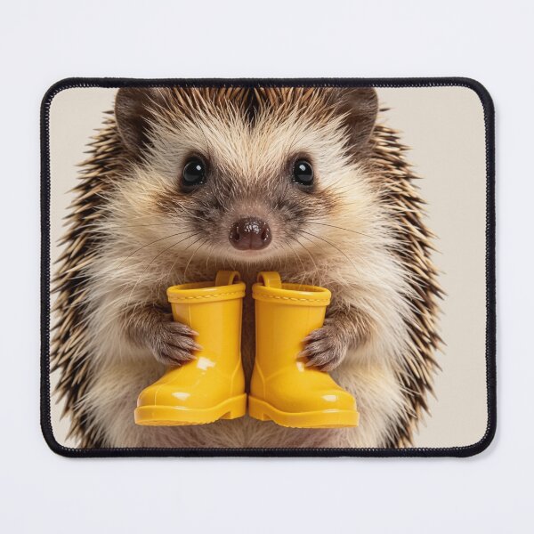 Item preview, Cute Baby Hedgehog Rain Boots designed and sold by BagFactoryUK.