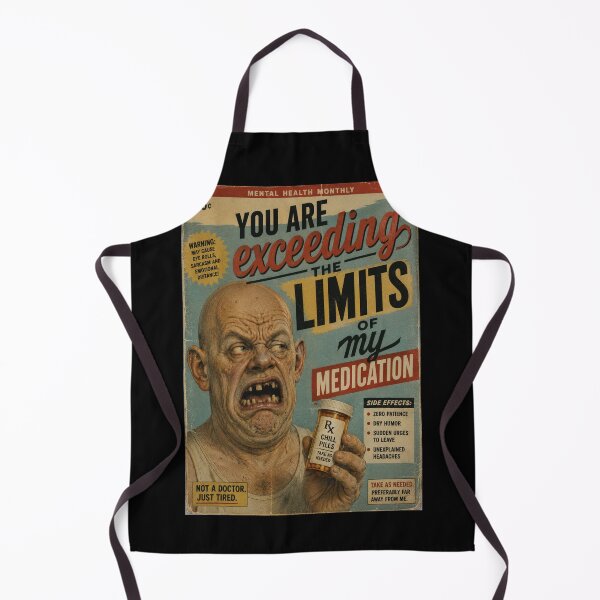 Item preview, You Are Exceeding The Limits Of My Medication: Funny Sarcastic T shirts For Everyone designed and sold by OlaZ12.