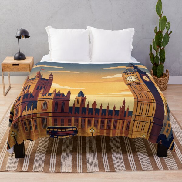 Item preview, London England Vintage Travel Poster – Big Ben designed and sold by Bomax121.