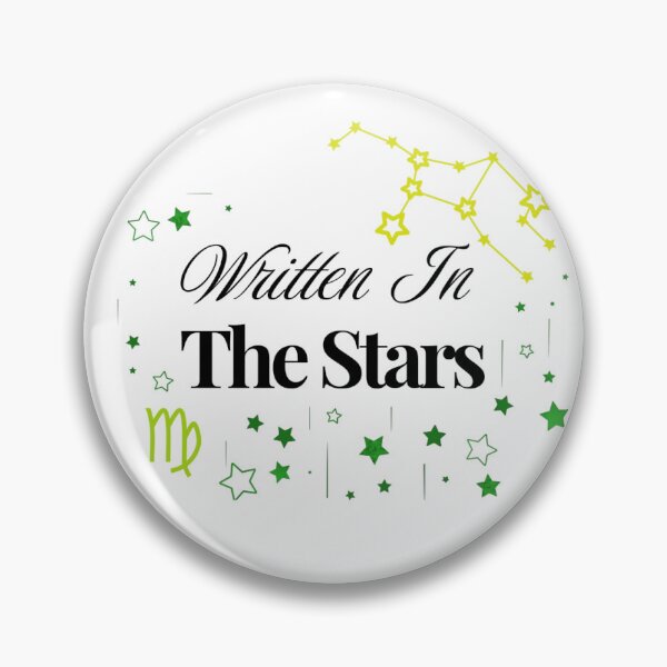 Item preview,  Virgo Written In The Stars | Colorful Element Celestial Astrology Sticker designed and sold by MoonSpellStudio.