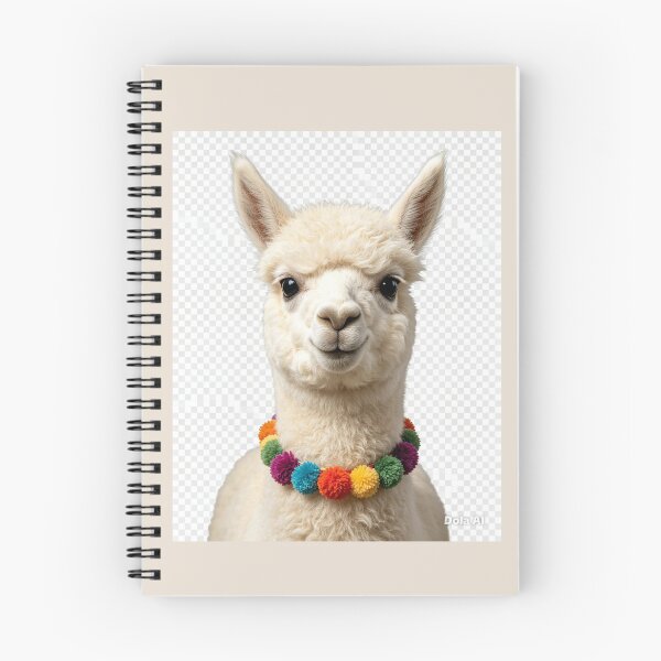 Item preview, Cute Baby Alpaca Pom Pom Portrait designed and sold by BagFactoryUK.