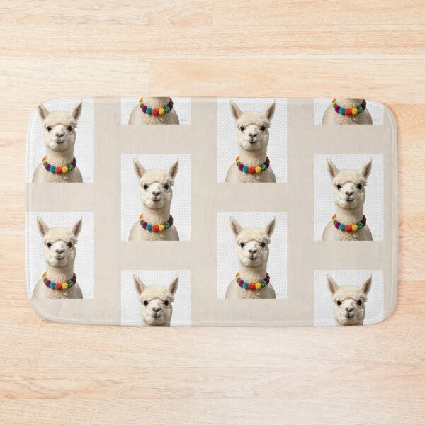 Item preview, Cute Baby Alpaca Pom Pom Portrait designed and sold by BagFactoryUK.