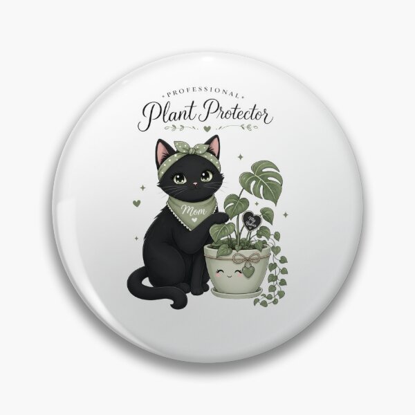 Item preview, Professional Plant Protector Black Cat Mom Kawaii T-Shirt designed and sold by Ashley critters.