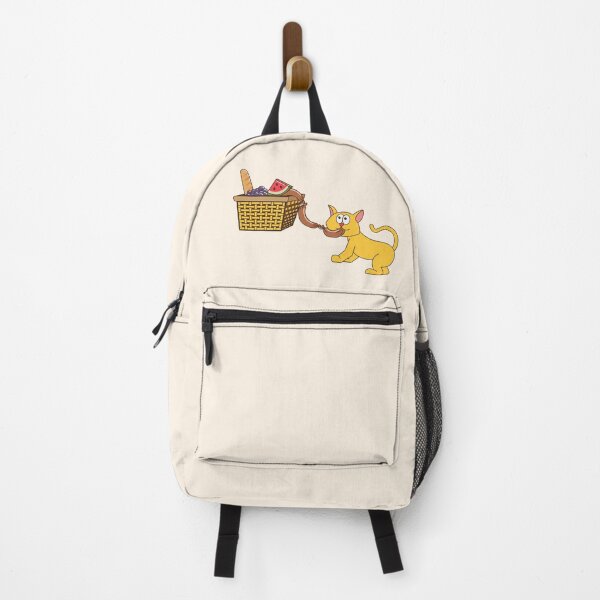 Item preview, Funny Cat Stealing Picnic Sausages designed and sold by AnnaDesertArt.