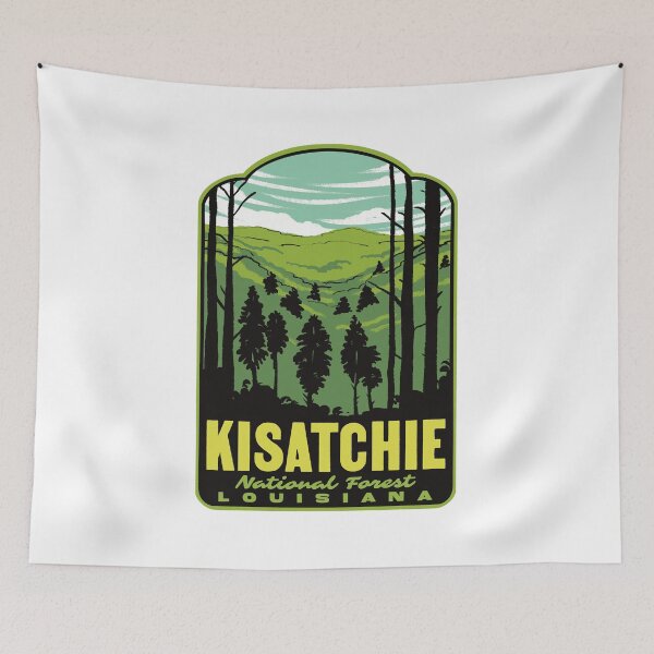 Item preview, Kisatchie National Forest Louisiana Retro designed and sold by HalpinDesign.