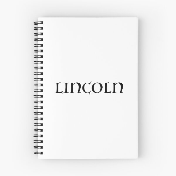 Item preview, Lincoln old medieval style text (Black) designed and sold by STUDIO-72.