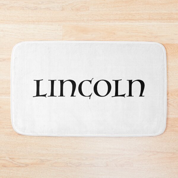 Item preview, Lincoln old medieval style text (Black) designed and sold by STUDIO-72.