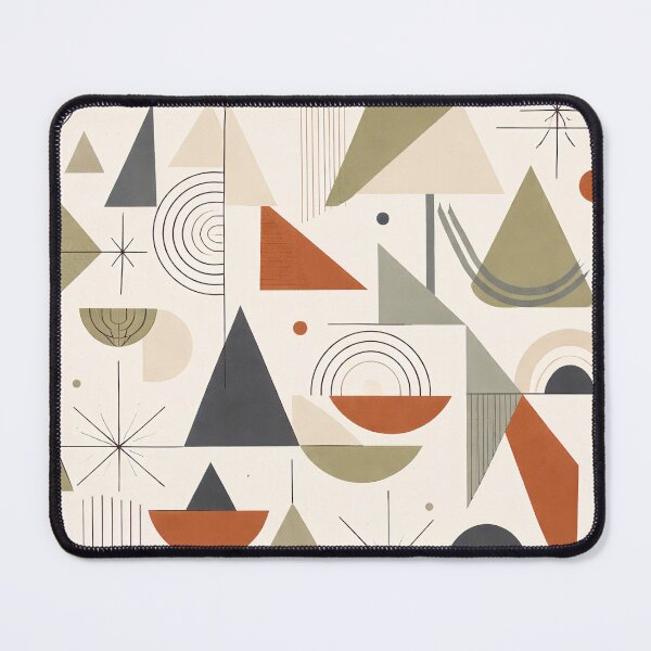 Item preview, Mid-Century Modern Geometric Abstract Pattern Poster designed and sold by SoftSpaceDesign.