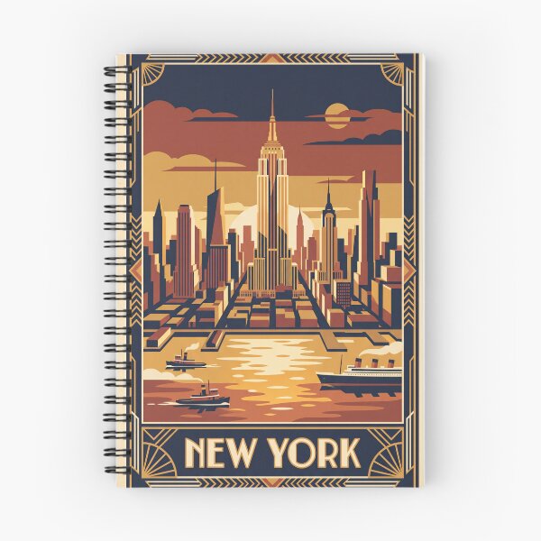 Item preview, New York USA Vintage Travel Poster designed and sold by Bomax121.
