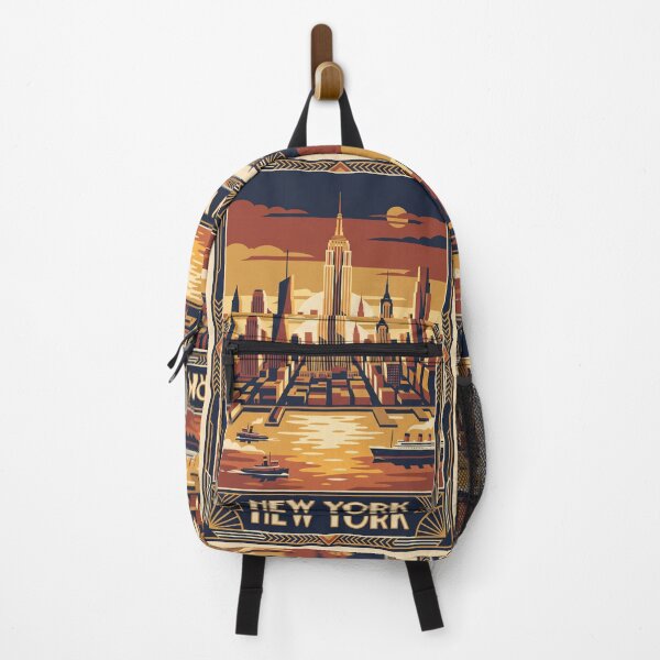 Item preview, New York USA Vintage Travel Poster designed and sold by Bomax121.