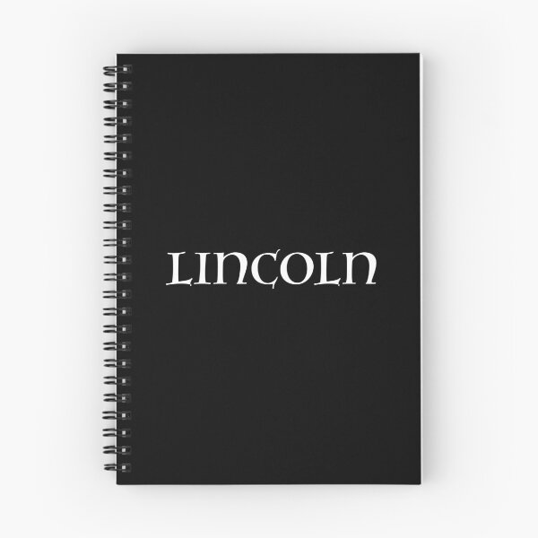 Item preview, Lincoln old medieval style text (White) designed and sold by STUDIO-72.