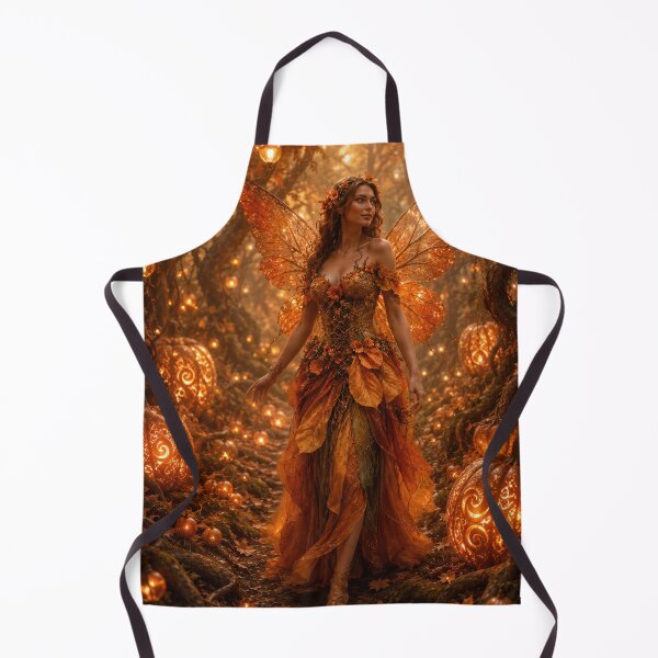 Item preview, Glowing Pumpkin Forest Fairy designed and sold by jgvisualarts.