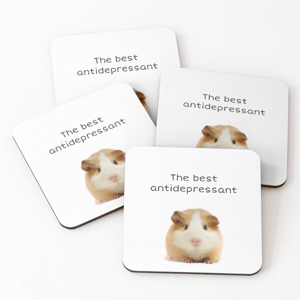 Item preview, The best antidepressant is guinea pigs designed and sold by Lexi DesignZ .