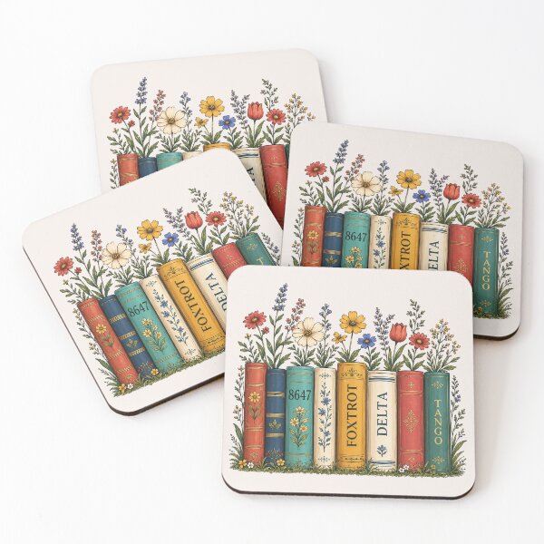 Item preview, Subtle Anti-Trump,Anti-MAGA, Democrat Feminist, Flowers and Books, Protest,8647, Book,fDT, Resist designed and sold by Sprinkle12345.