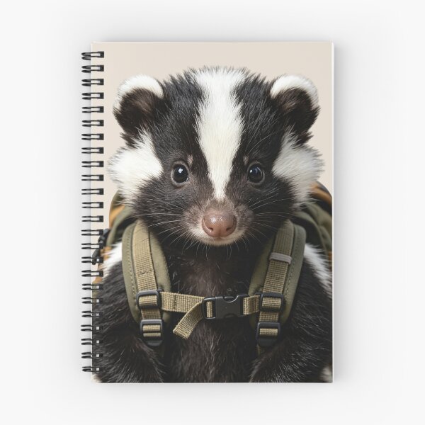 Item preview, Cute Baby Skunk Adventure Portrait designed and sold by BagFactoryUK.