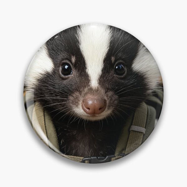 Item preview, Cute Baby Skunk Adventure Portrait designed and sold by BagFactoryUK.