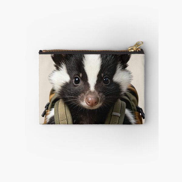 Item preview, Cute Baby Skunk Adventure Portrait designed and sold by BagFactoryUK.