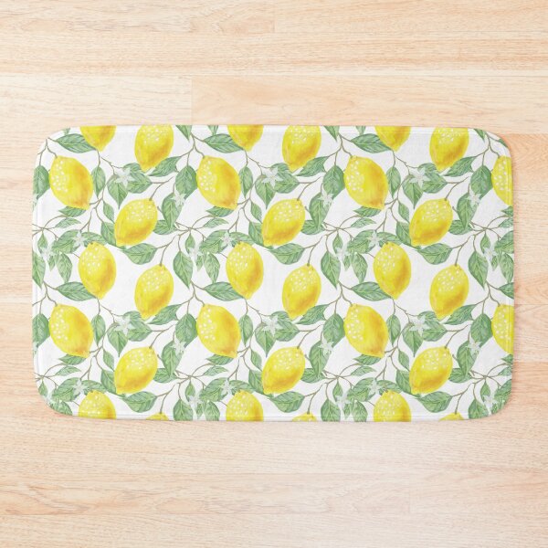 Item preview, Watercolor Lemon Blossom Pattern designed and sold by snoograpes.
