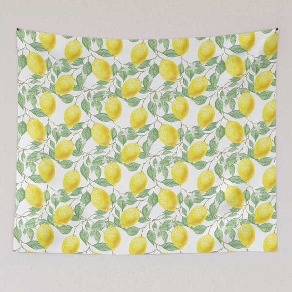 Item preview, Watercolor Lemon Blossom Pattern designed and sold by snoograpes.