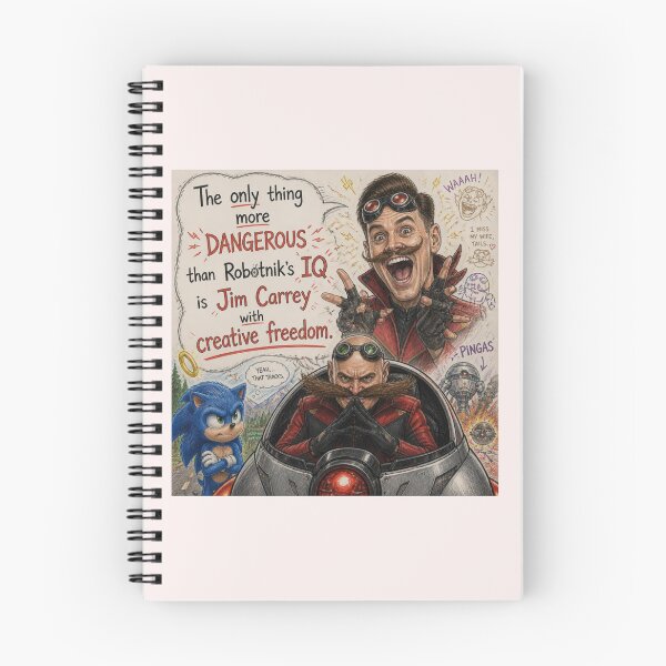 Item preview, The only thing more dangerous than Robotnik's IQ is Jim Carrey with creative freedom designed and sold by CinemaChronik.