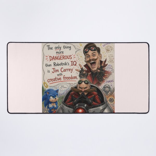 Item preview, The only thing more dangerous than Robotnik's IQ is Jim Carrey with creative freedom designed and sold by CinemaChronik.