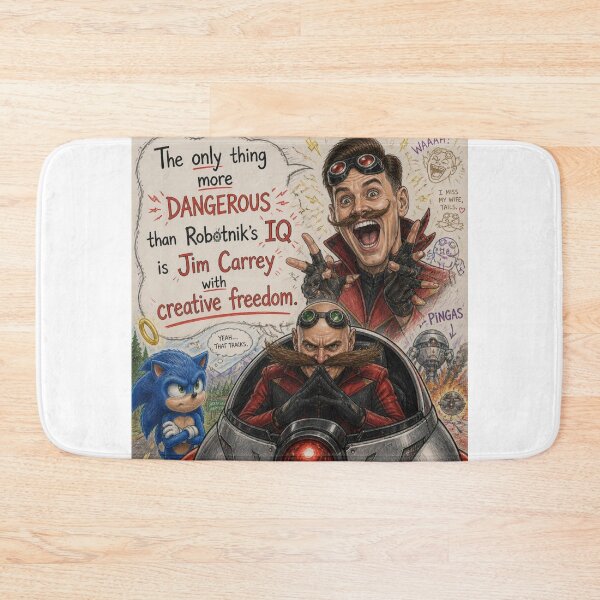 Item preview, The only thing more dangerous than Robotnik's IQ is Jim Carrey with creative freedom designed and sold by CinemaChronik.