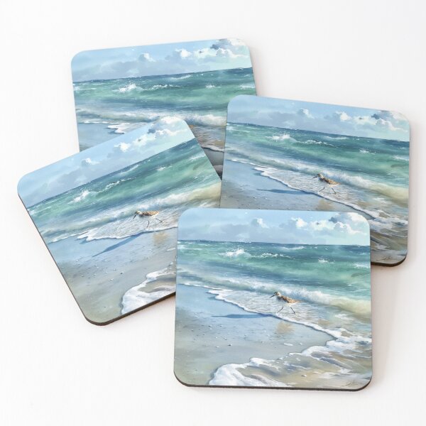 Item preview, A Sandpiper running along a shoreline, Birds in Motion designed and sold by CDC40.
