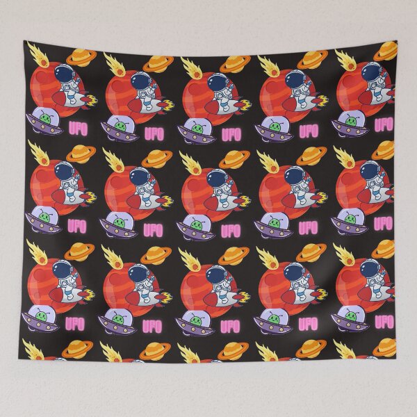 Item preview, Two friends in spaces  designed and sold by BlueArt7.