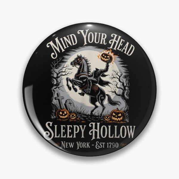 Item preview, Sleepy Hollow Headless Horseman Haunted Halloween Legend New York Moonlit Night designed and sold by LakenDraphil.