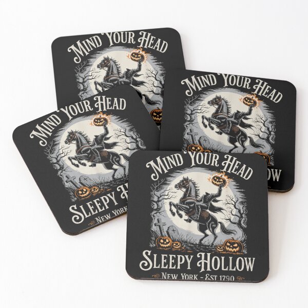 Item preview, Sleepy Hollow Headless Horseman Haunted Halloween Legend New York Moonlit Night designed and sold by LakenDraphil.