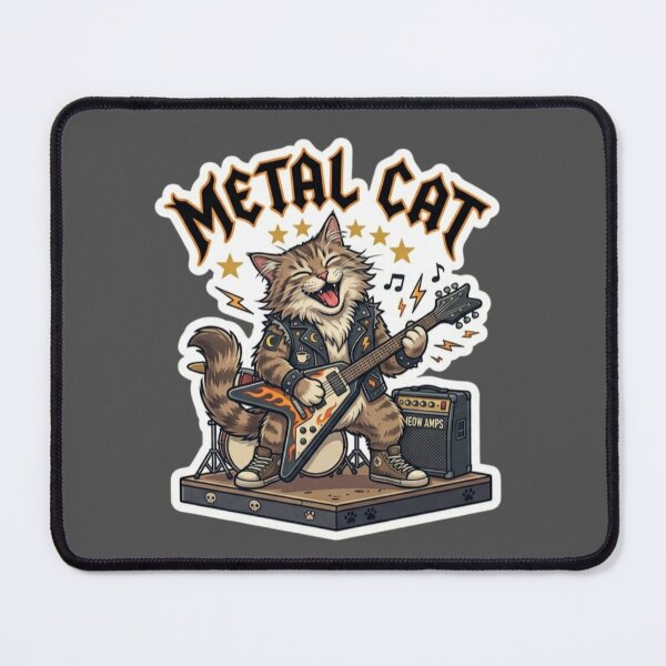 Item preview, Heavy Metal Whiskers designed and sold by Safe Haven Pets.