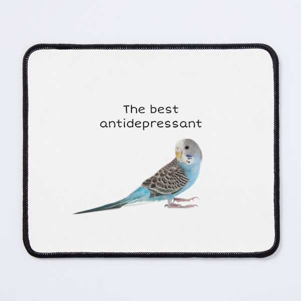 Item preview, The best antidepressant is budgies designed and sold by Lexi DesignZ .